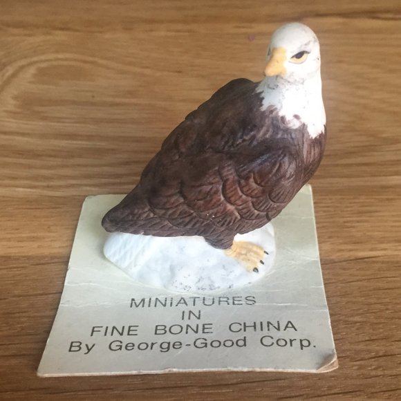 VTG Eagle Collection Pewter Porcelain Plush Lot 11 - Picture 2 of 16